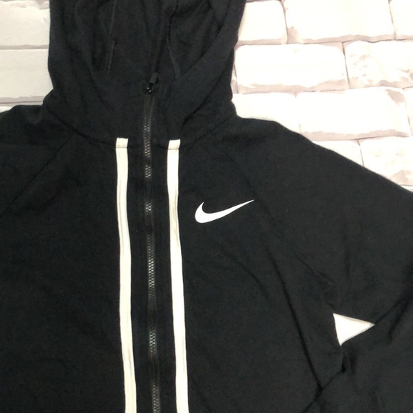Nike Girls Sportswear Jersey Full Zip Hoodie - Picture 2 of 4